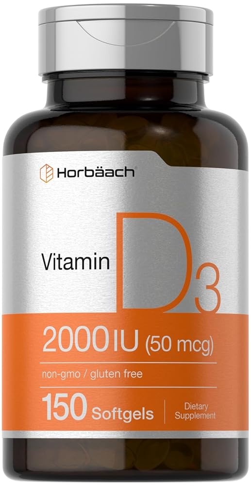 Horbäach Vitamin D3 2000 IU - 150 Softgels