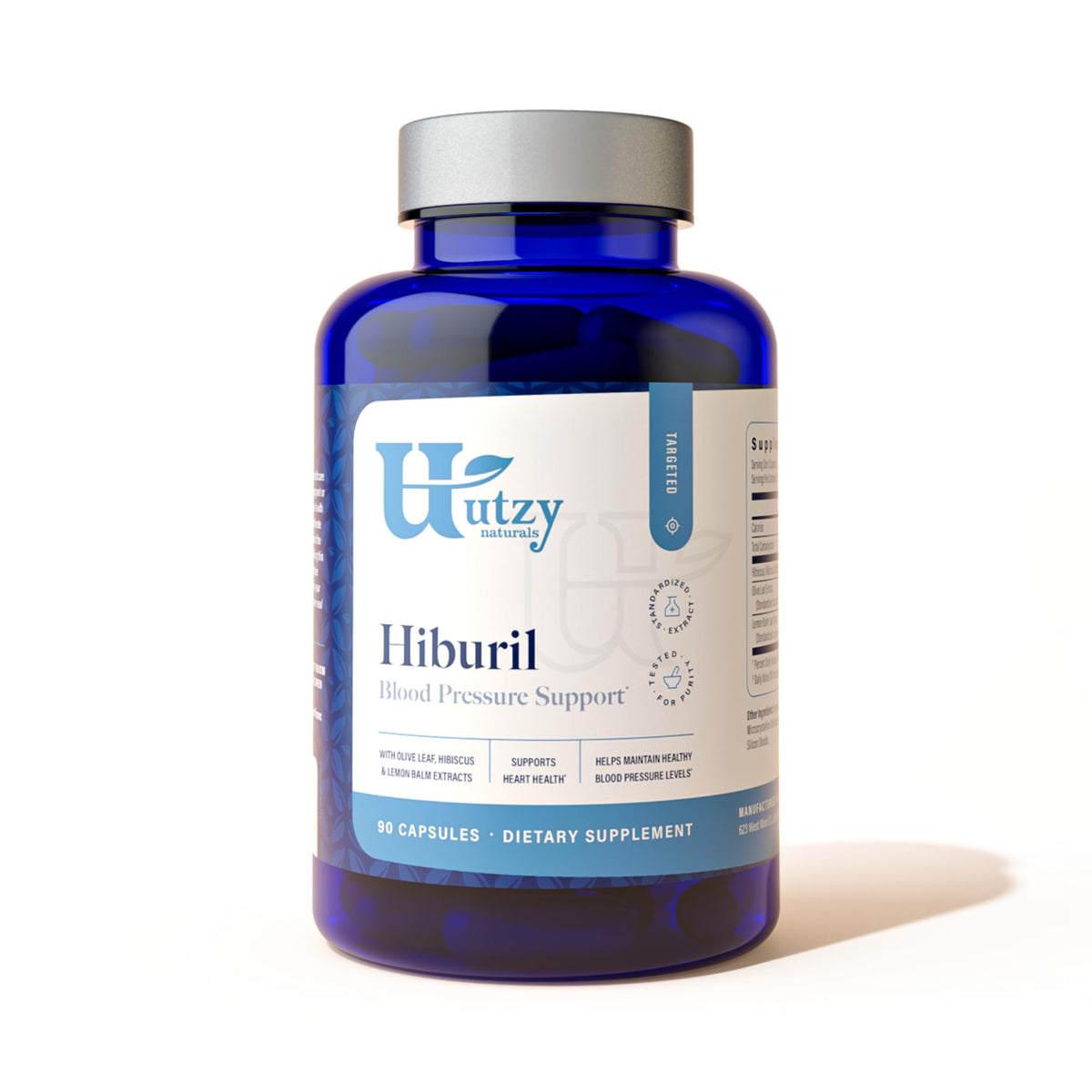 Utzy Naturals Hiburil Heart & Circulation Support - 90 Capsules