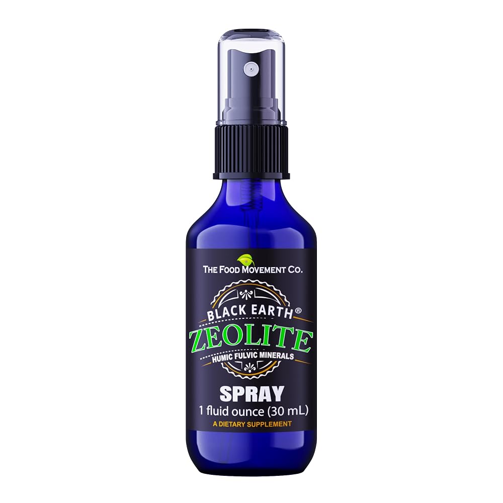 THE FOOD MOVEMENT CO. Black Earth Zeolite with Humic Fulvic Acids