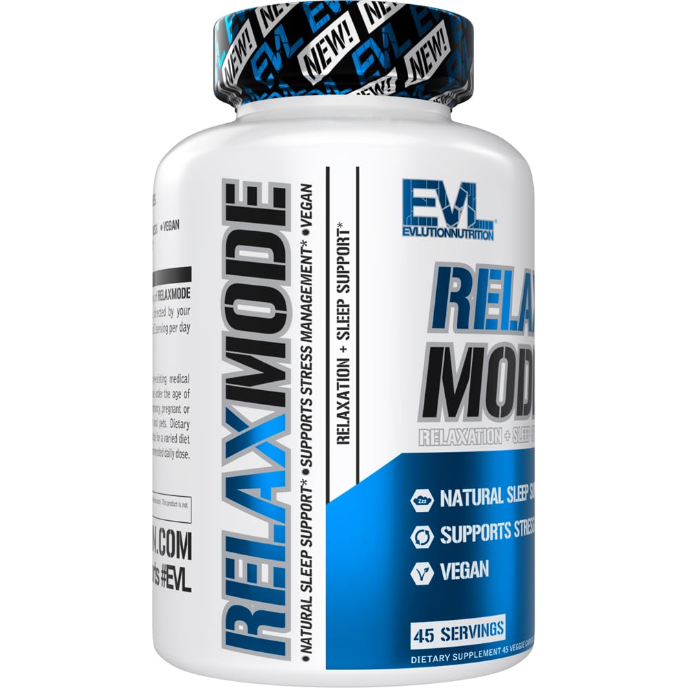 Evlution RelaxMode Natural Sleep Support - 45 Vegetarian Capsules - image 4