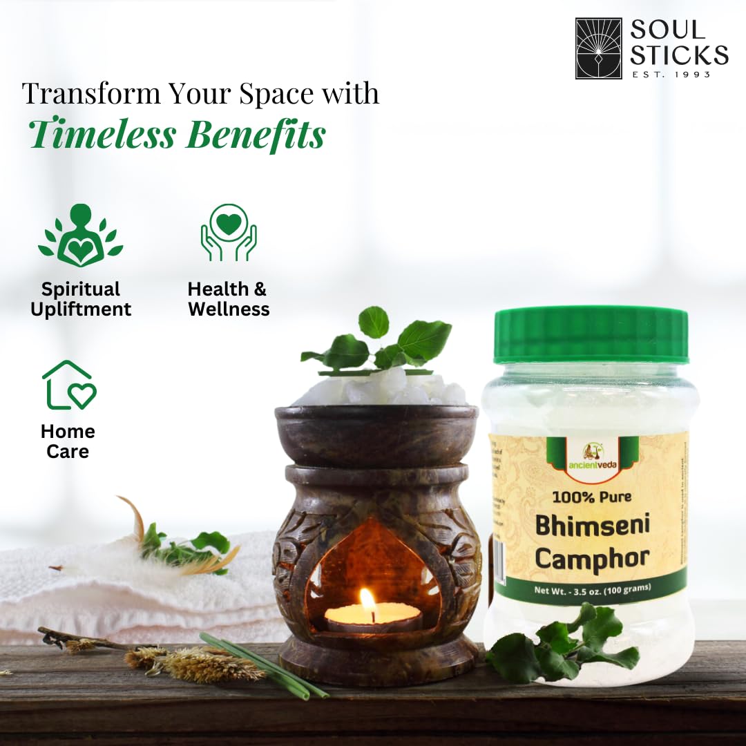 Ancientveda 100% Pure Natural Bhimseni Camphor Tablets - 50g - image 3