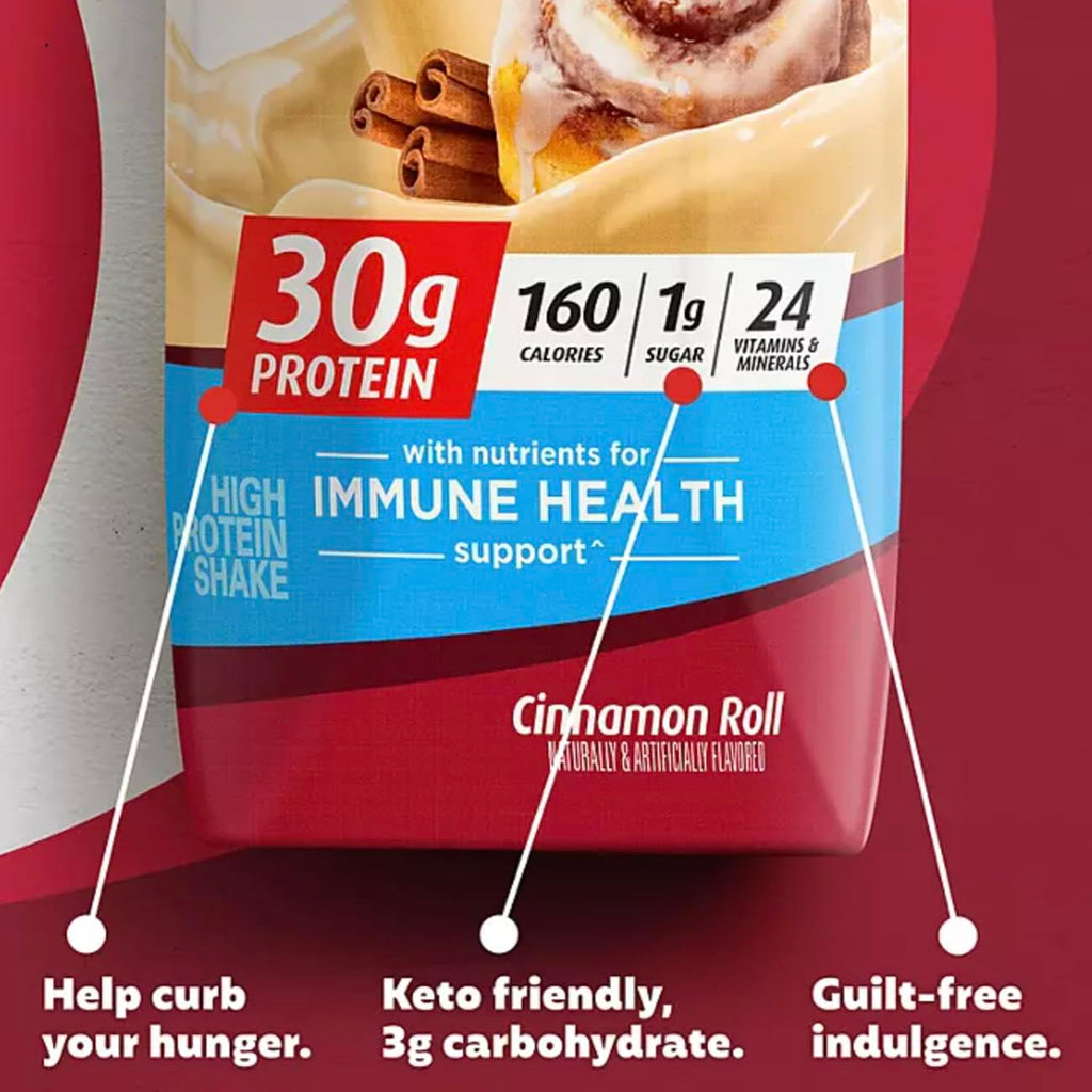 Premier Protein Cinnamon Roll Protein Shake - 12 Pack - image 3