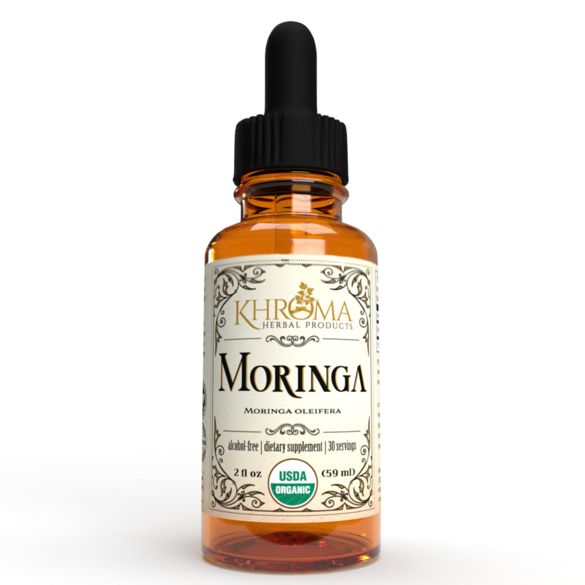 Khroma Herbal Products Organic Moringa Liquid Extract - 2 oz