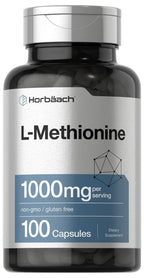 Horbäach L-Methionine 1000mg - 100 Capsules