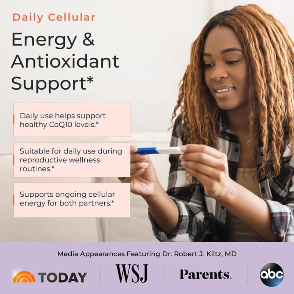 Molecular Fertility CoQ10 Ubiquinol 100mg - 60 Softgels - image 2