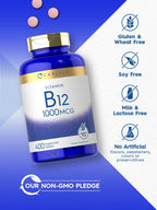 Carlyle Vitamin B12 1000 mcg - 400 Tablets - image 4