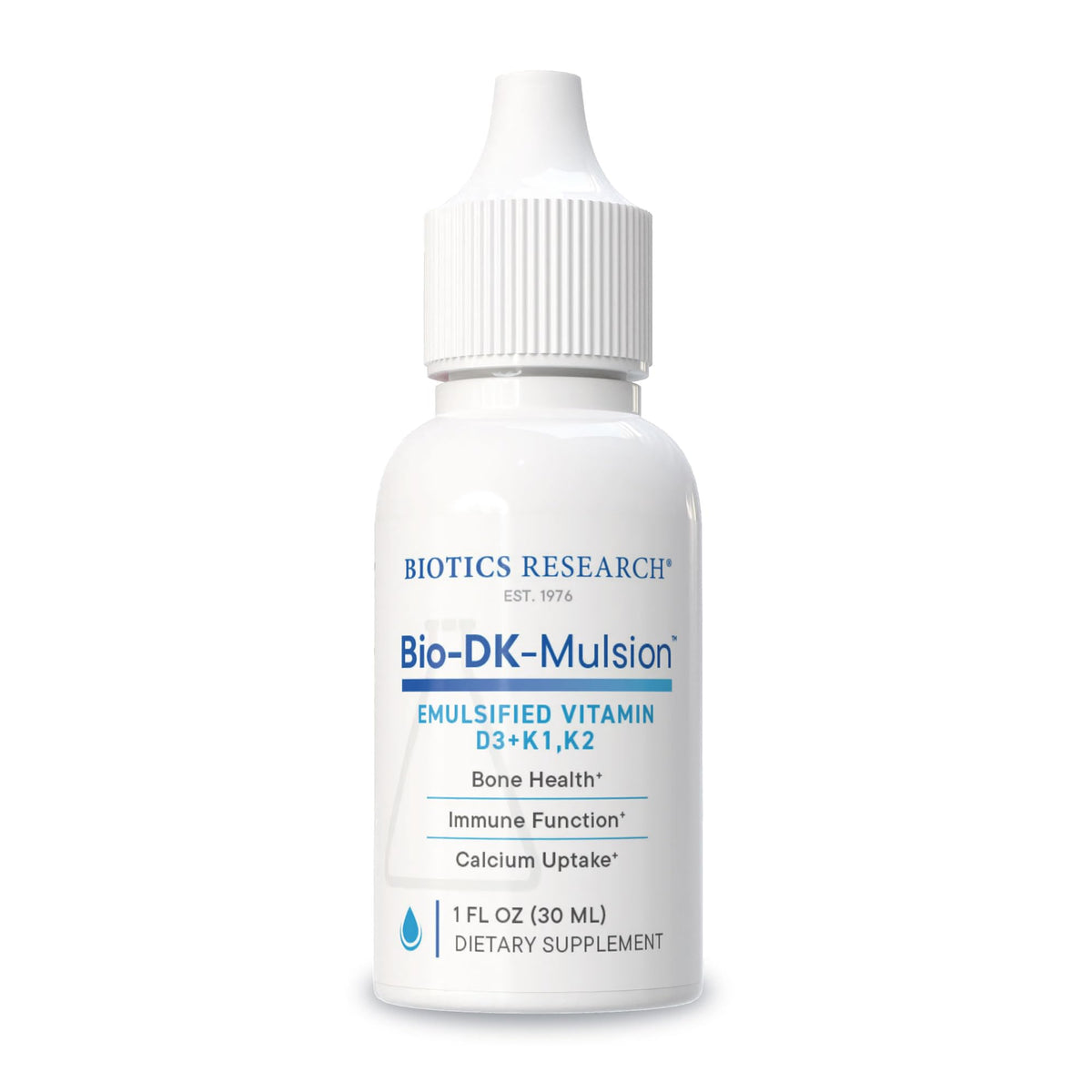 BIOTICS RESEARCH Bio-DK-Mulsion Vitamin D3 5000 IU K1 K2 - 1 Fl Oz