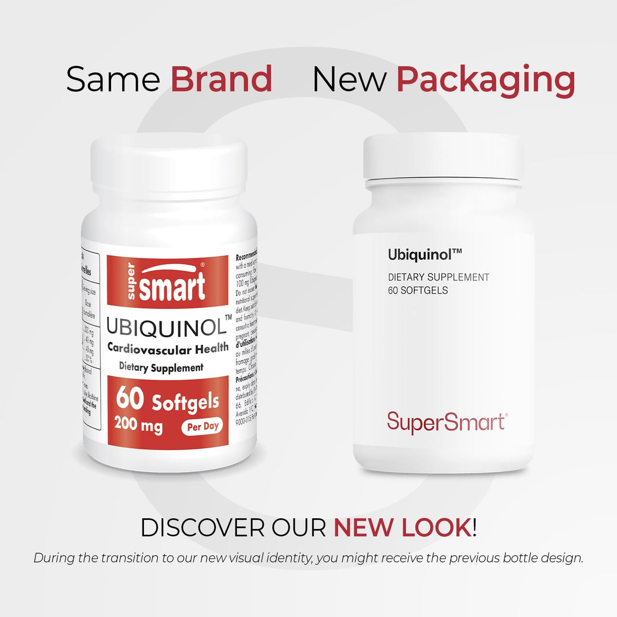 Supersmart Ubiquinol 200mg CoQ10 High Absorption - 60 Softgels - image 2