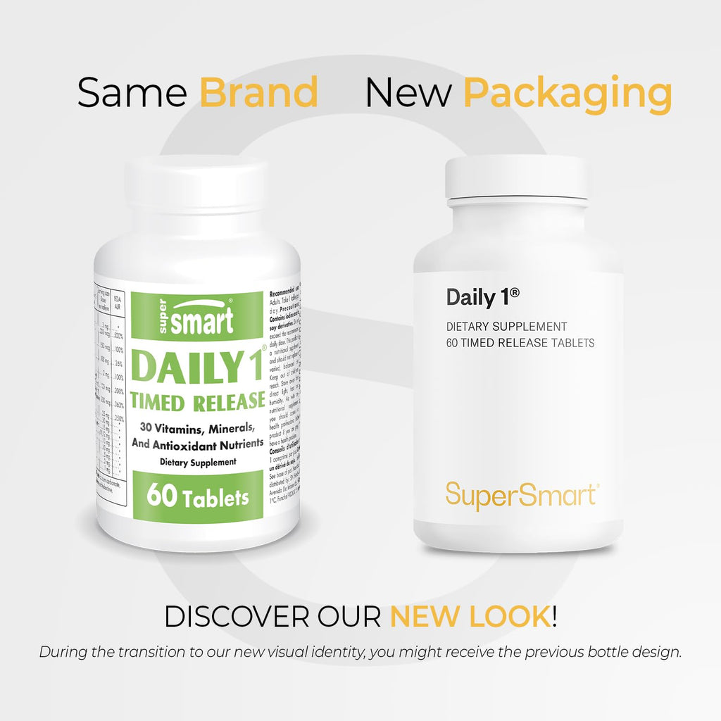 Supersmart Daily 1 Timed Release Multivitamin - 60 Tablets - image 2
