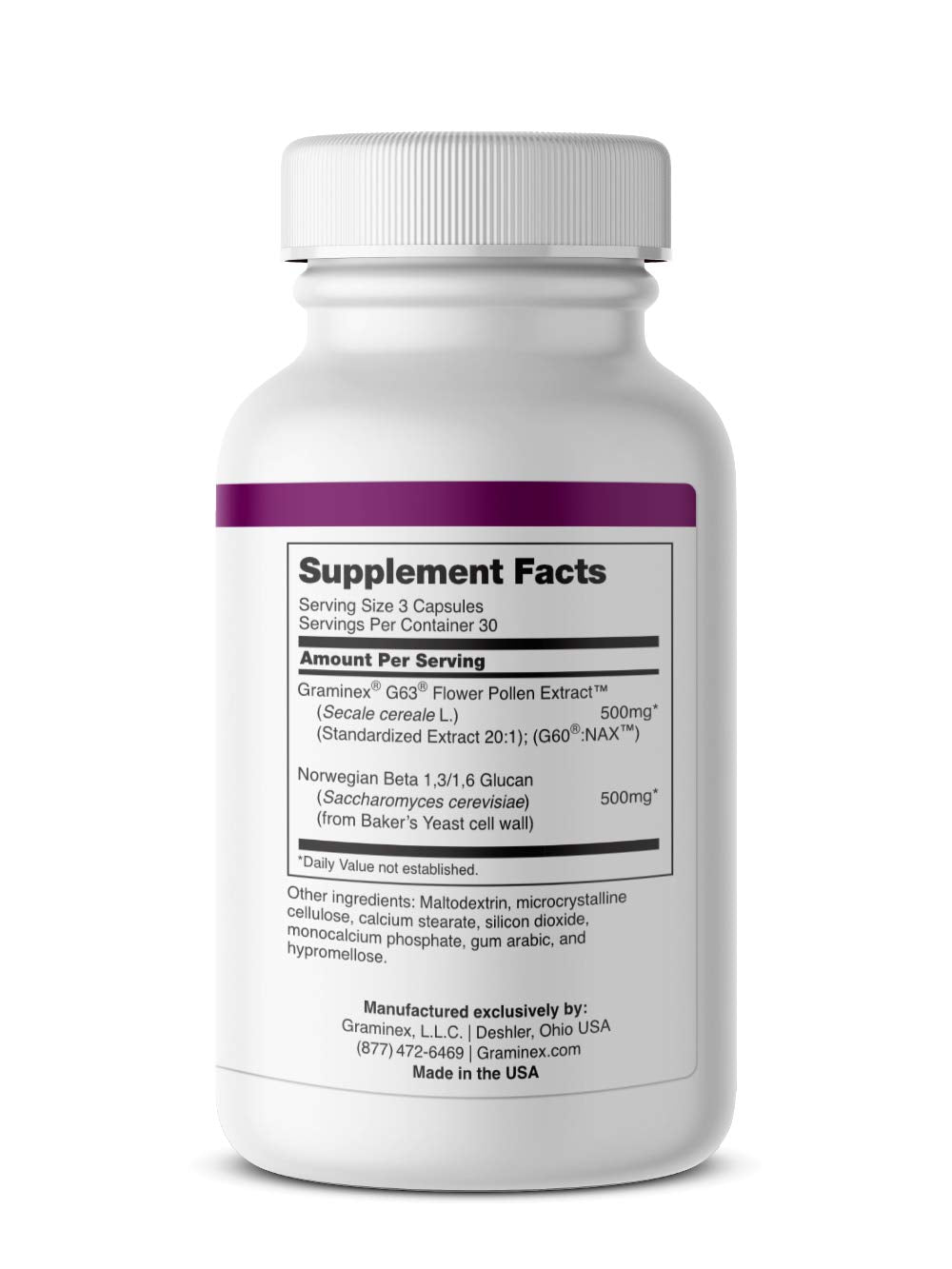 Graminex Pollimmune Immune Support - 90 Vegetarian Capsules - image 2