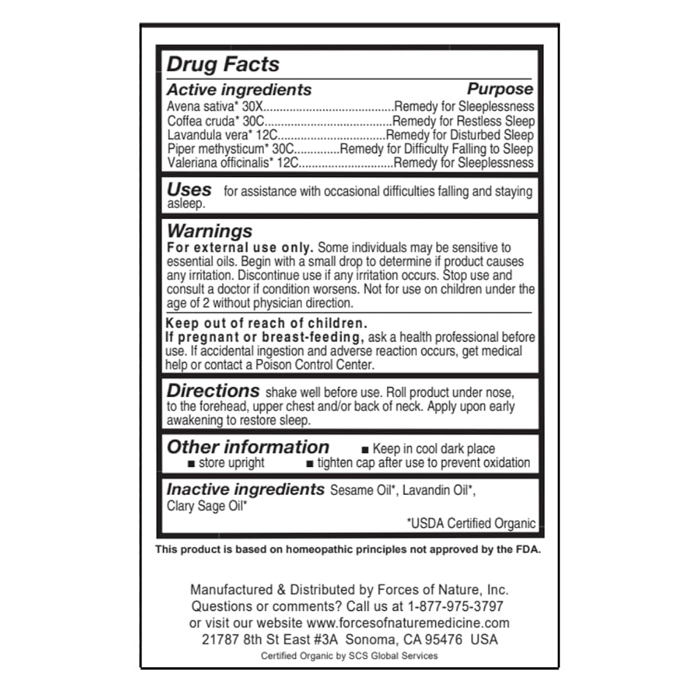 Forces of Nature Sleep Well Topical Rollerball - 0.14 Fl Oz - image 4