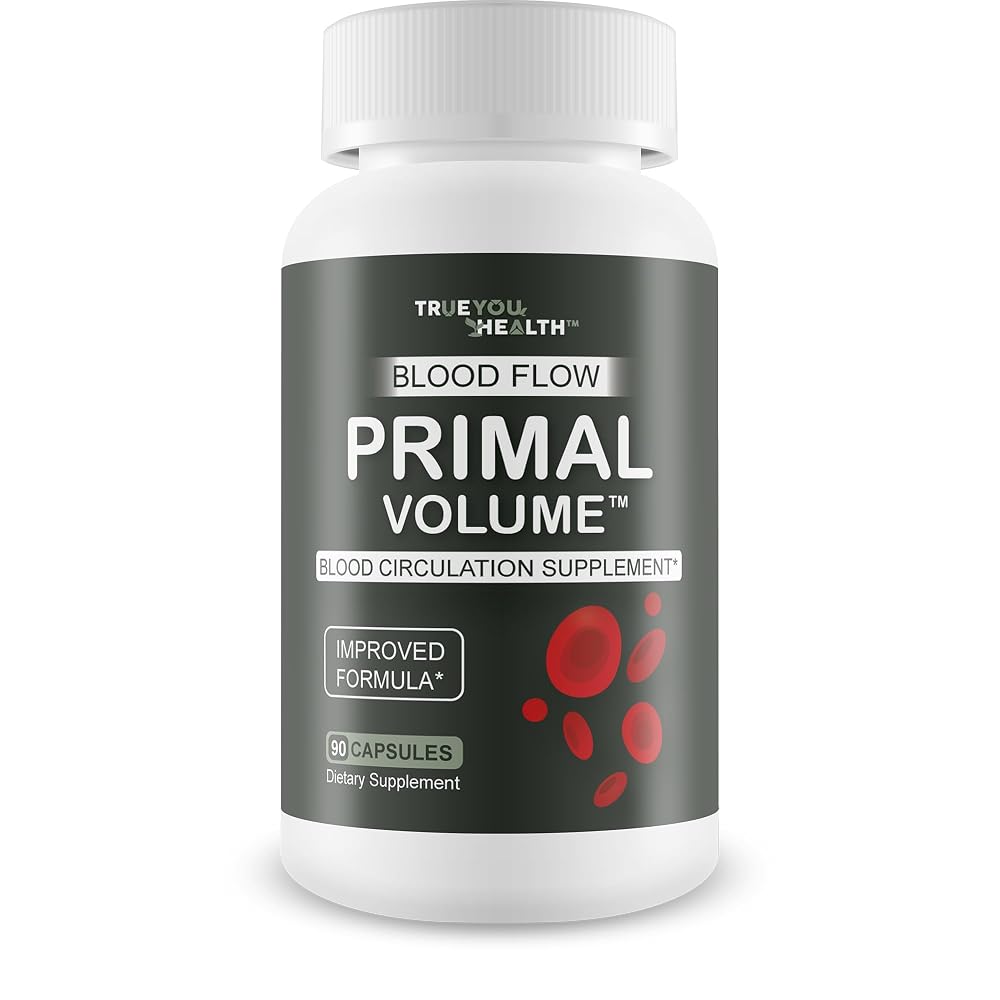 True You Health Blood Flow Primal Volume Nitric Oxide Booster - 90 Capsules