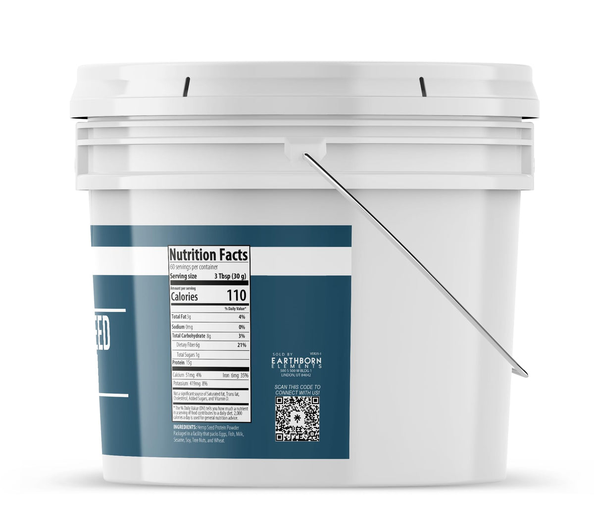 Earthborn Elements Hemp Seed Protein Powder - 64 Ounce - image 2