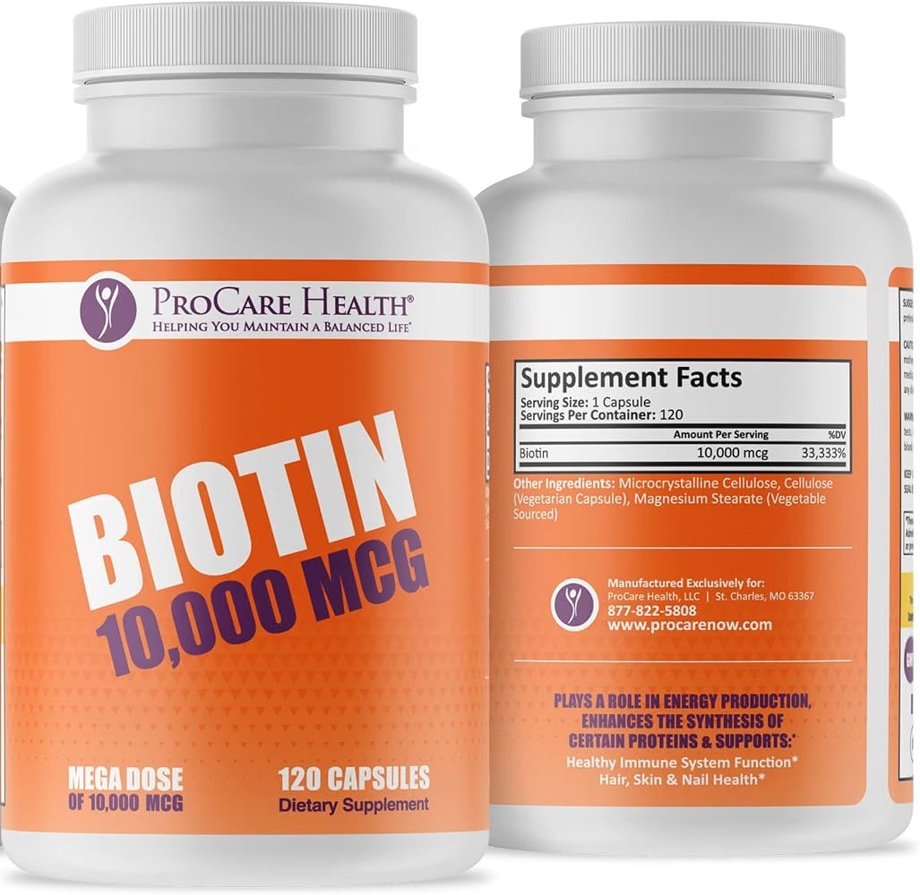 ProCare Health Biotin 10,000mcg - 120 Capsules