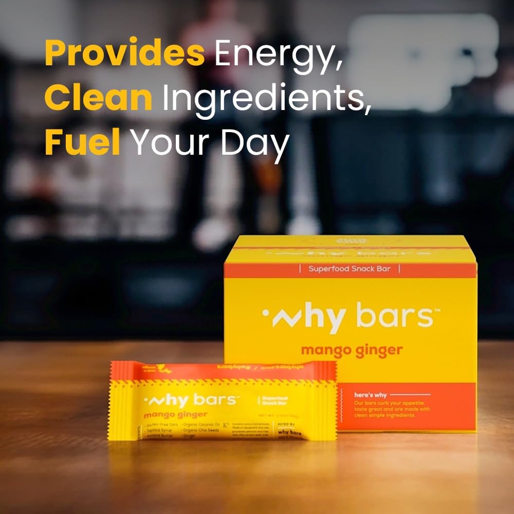 Why Bars, Superfood Protein Bars, 2.04 Ounce Bars - Protein Bar