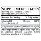 MD Logic Health D3 5000 IU Vitamin D3 - 90 Liquid Capsules - image 4