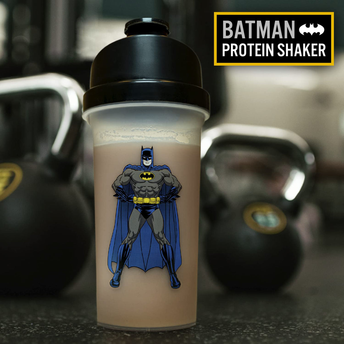 Paladone Batman Protein Shaker Bottle 23 oz - 1 Count - image 2