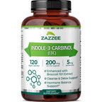 Zazzee Indole-3-Carbinol 200 mg with BioPerine - 120 Capsules