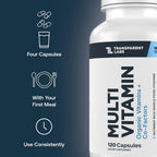 Transparent Labs Daily Multivitamin for Women and Men - 120 Capsules - image 6