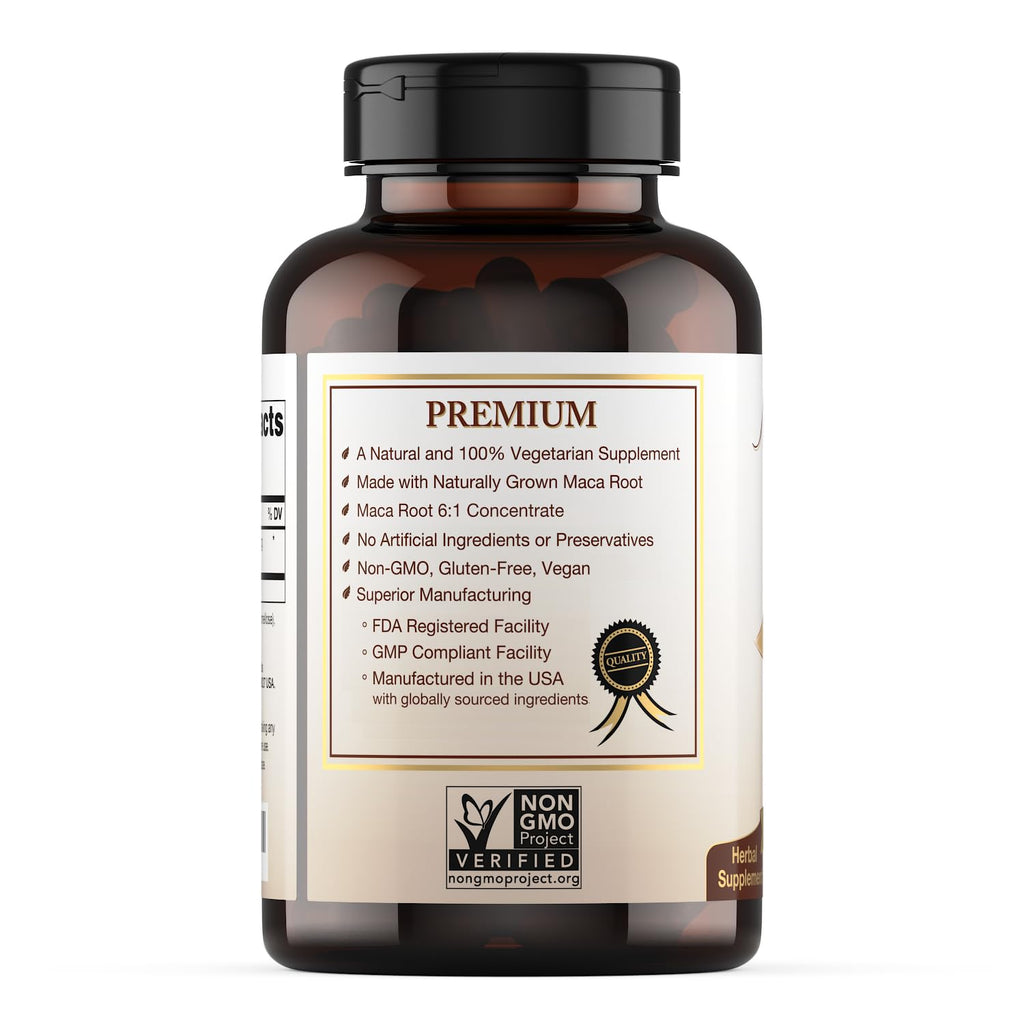 Natural Choice Botanicals Organic Maca Root 750 mg - 120 Capsules - image 4