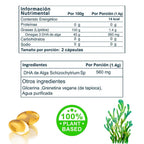 Plantceutics Algae Omega-3 560 mg DHA Vegan - 120 Softgels - image 2