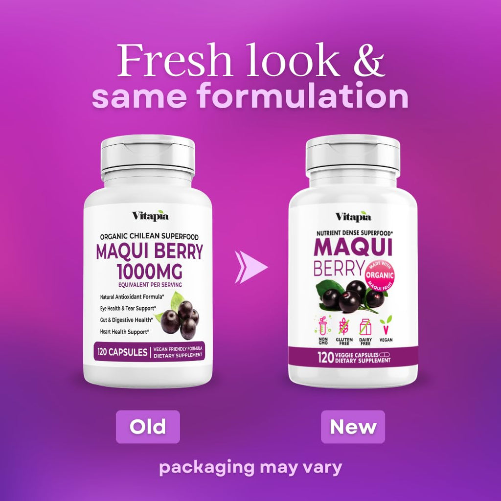 Vitapia Maqui Berry 1000mg Supplement - 120 Veggie Capsules - image 2