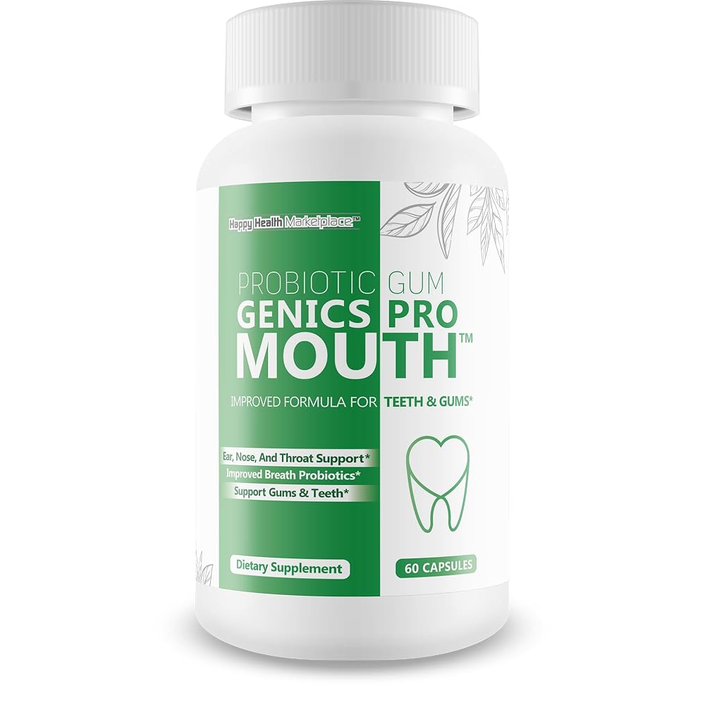 Happy Health Marketplace Probiotic Gum Genics Pro Mouth - 60 Capsules