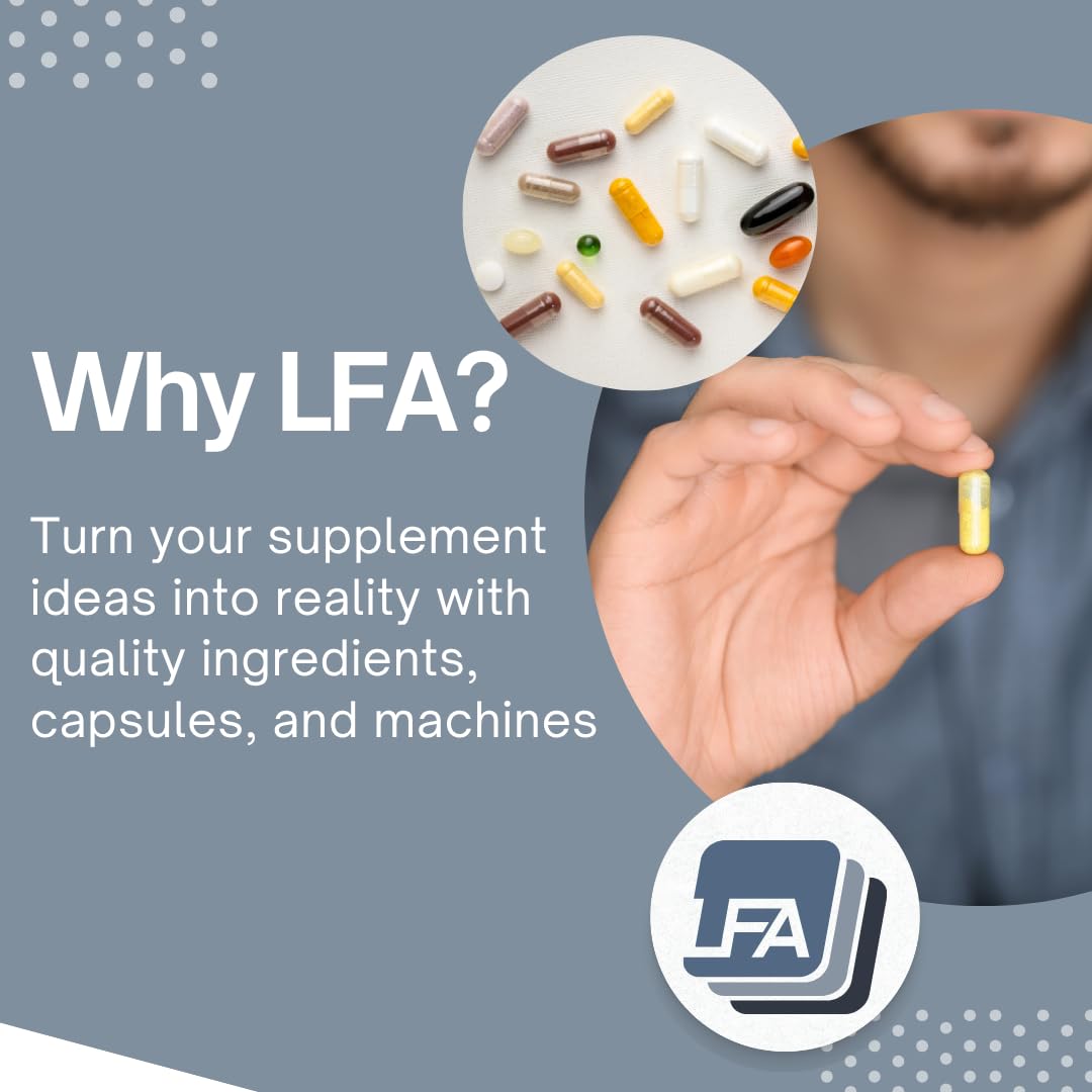 LFA Tablet Presses Empty Capsules Size 0 - Clear Gelatin