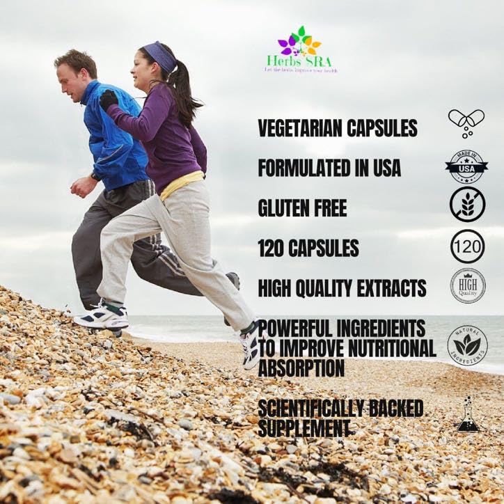 Herbs SRA Cardioclean Cardiovascular Health Support - 120 Vegetarian Capsules - image 3