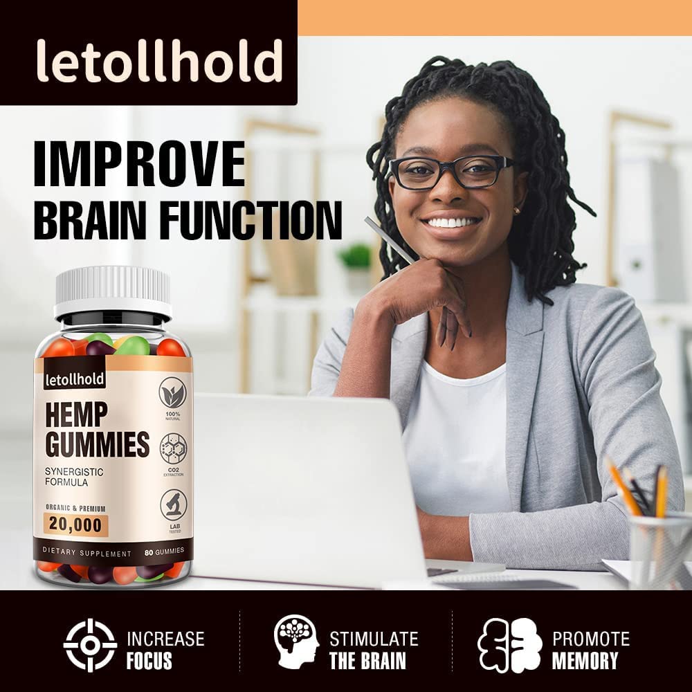 Letollhold Hemp Gummies Advanced Extra Strength - 400 Count - image 5