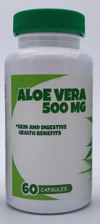 Generic Aloe Vera 500mg Extract Capsules Digestive Support - 60 Capsules - image 5