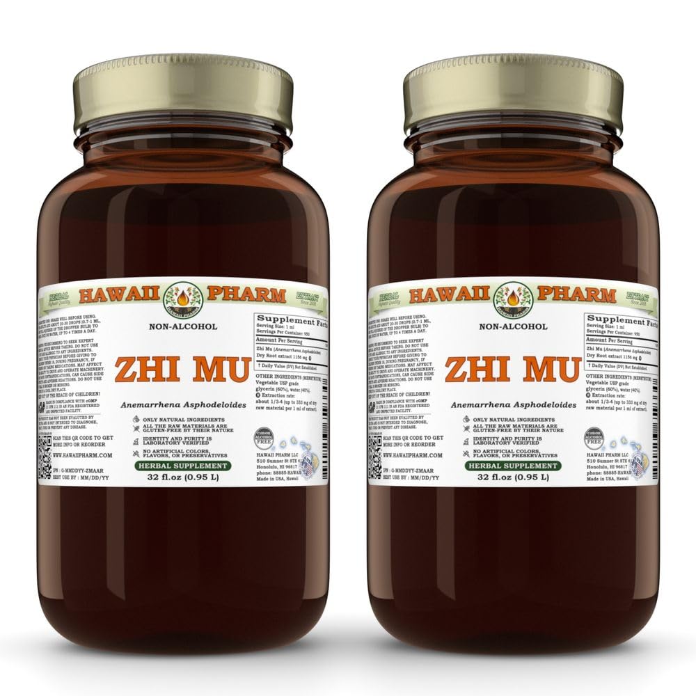 Hawaii Pharm Zhi Mu (Anemarrhena asphodeloides) Root Alcohol-Free