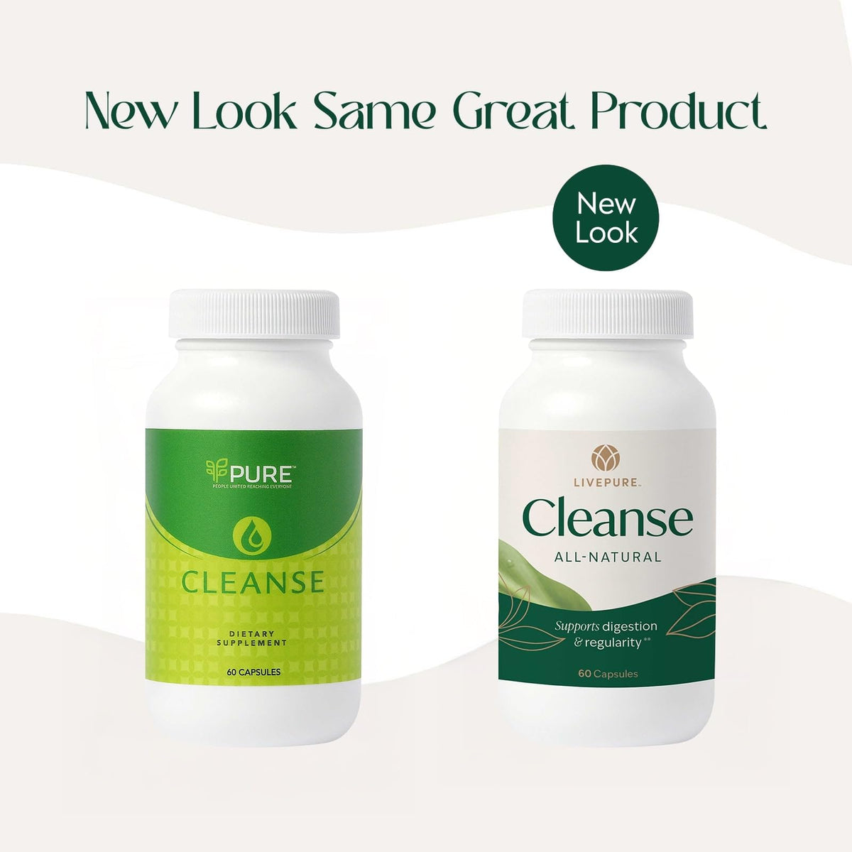 PURE Cleanse Capsules Digestive Support for Women - 60 Capsules - image 2