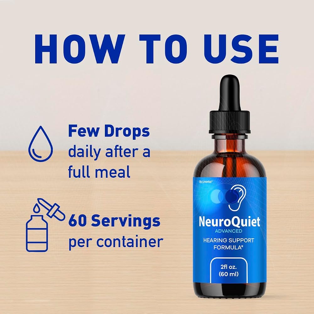 LIVORKA NeuroQuiet Drops Hearing Support Liquid - 2 Pack - image 3