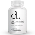 Daily Defense Pure DHEA 25mg for Energy & Mood Support - 50 Capsules
