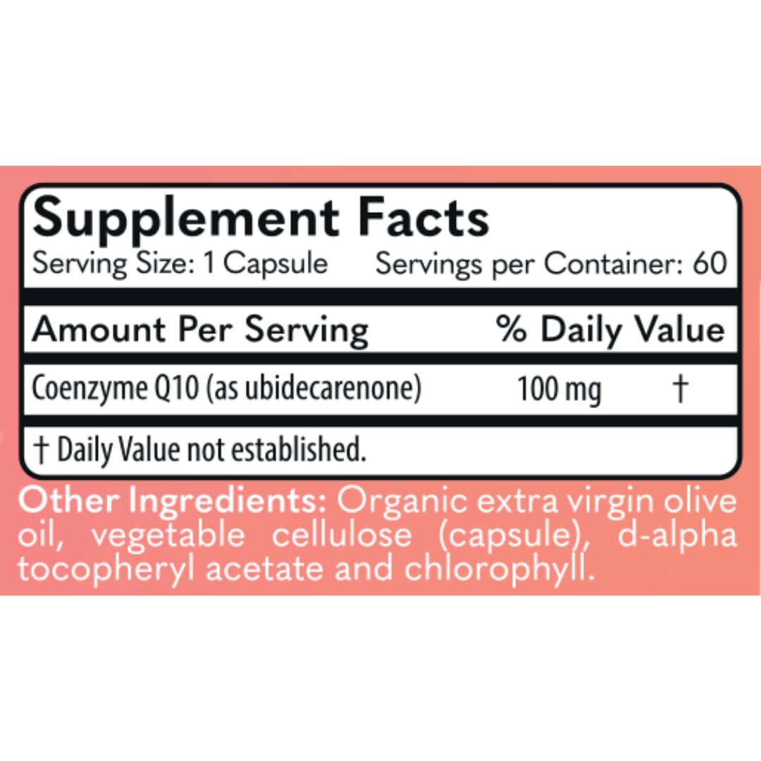 MD Logic Health CoQ10 Heart and Mitochondrial Health Support - 1 Capsules - image 4