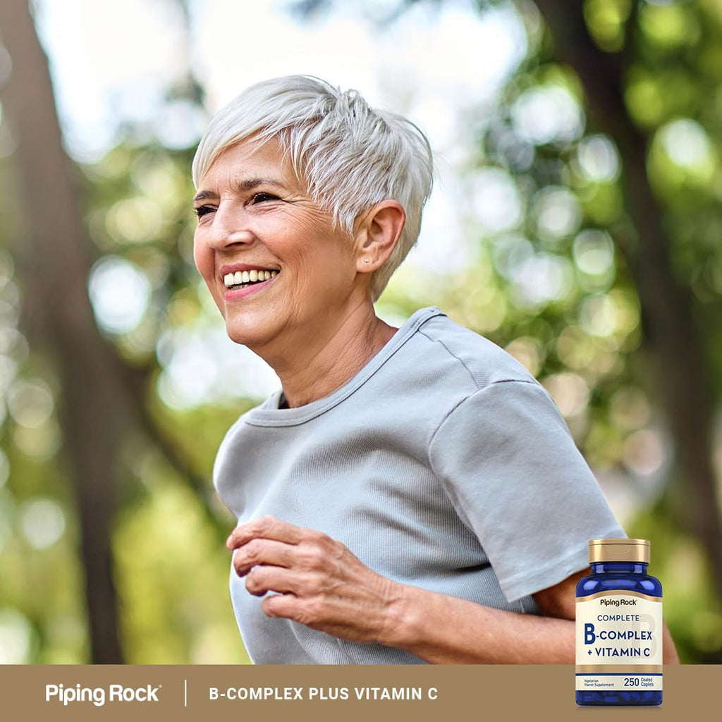 Piping Rock Vitamin B Complex with Vitamin C - 250 Caplets - image 6