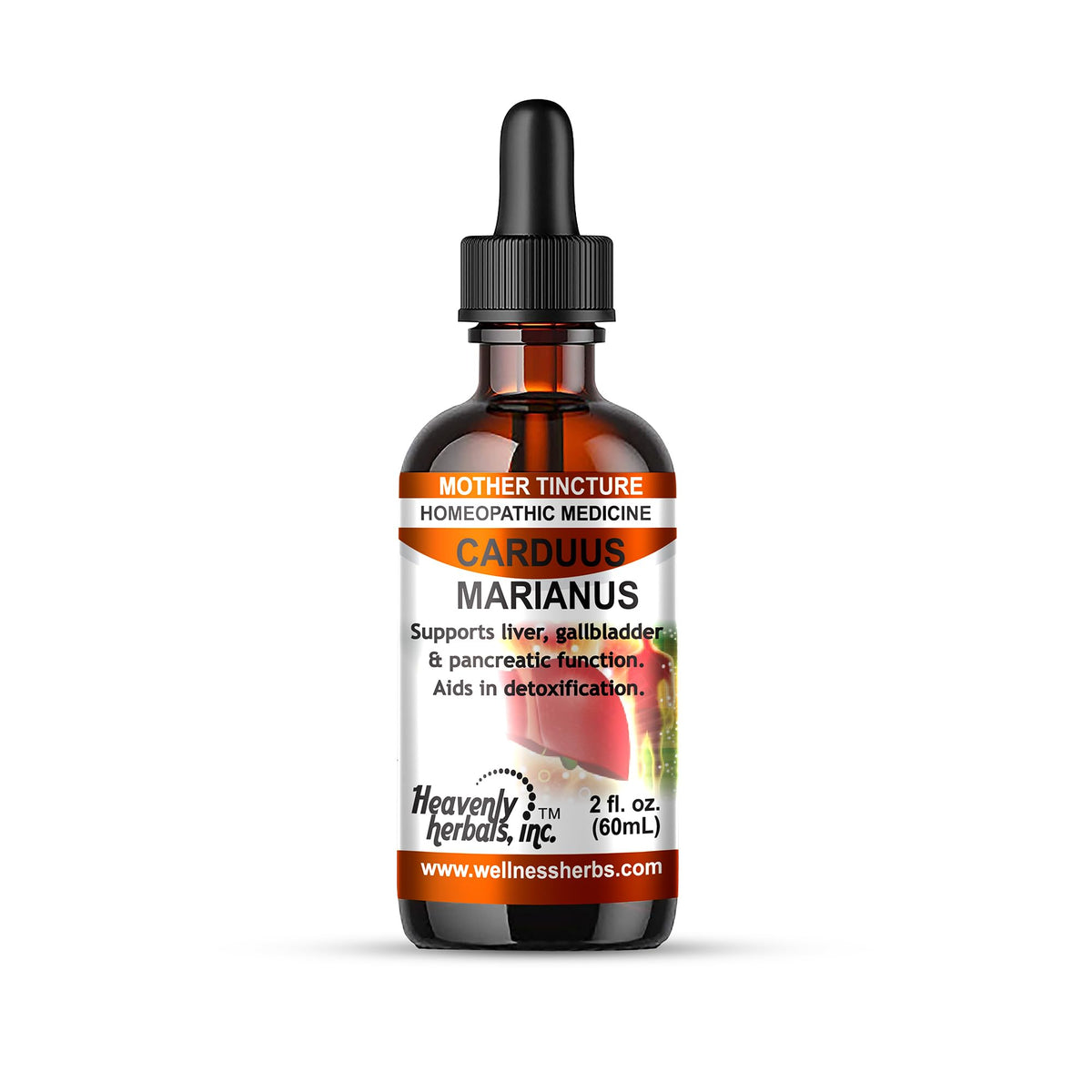 Heavenly Herbals Carduus Marianus Q Homeopathic Tincture - 2 Fl Oz