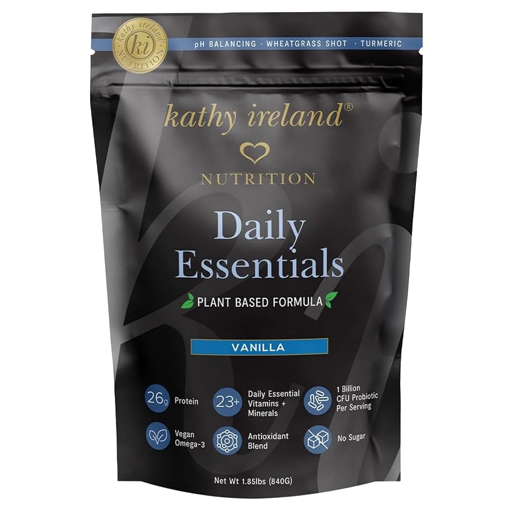 AMAXI Kathy Ireland Plant-Based Protein Powder Vanilla - 1.85 lb