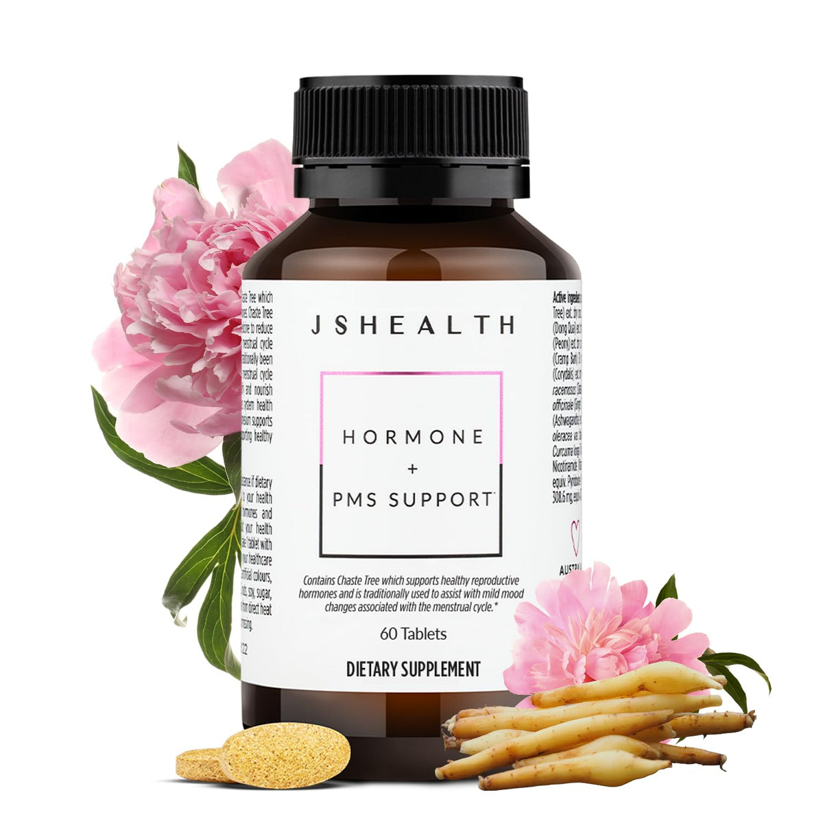 JSHealth Vitamins Hormone Balance & PMS Support - 60 Tablets