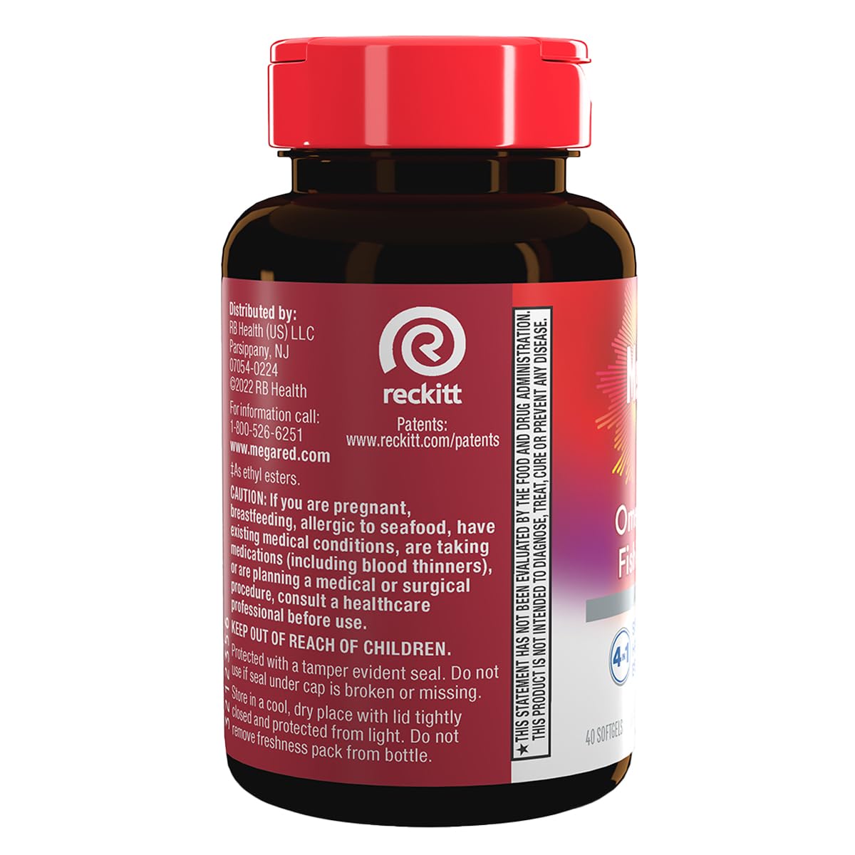 MegaRed Advanced 4in1 Omega-3 Fish & Krill Oil 500mg - 40 Softgels - image 6