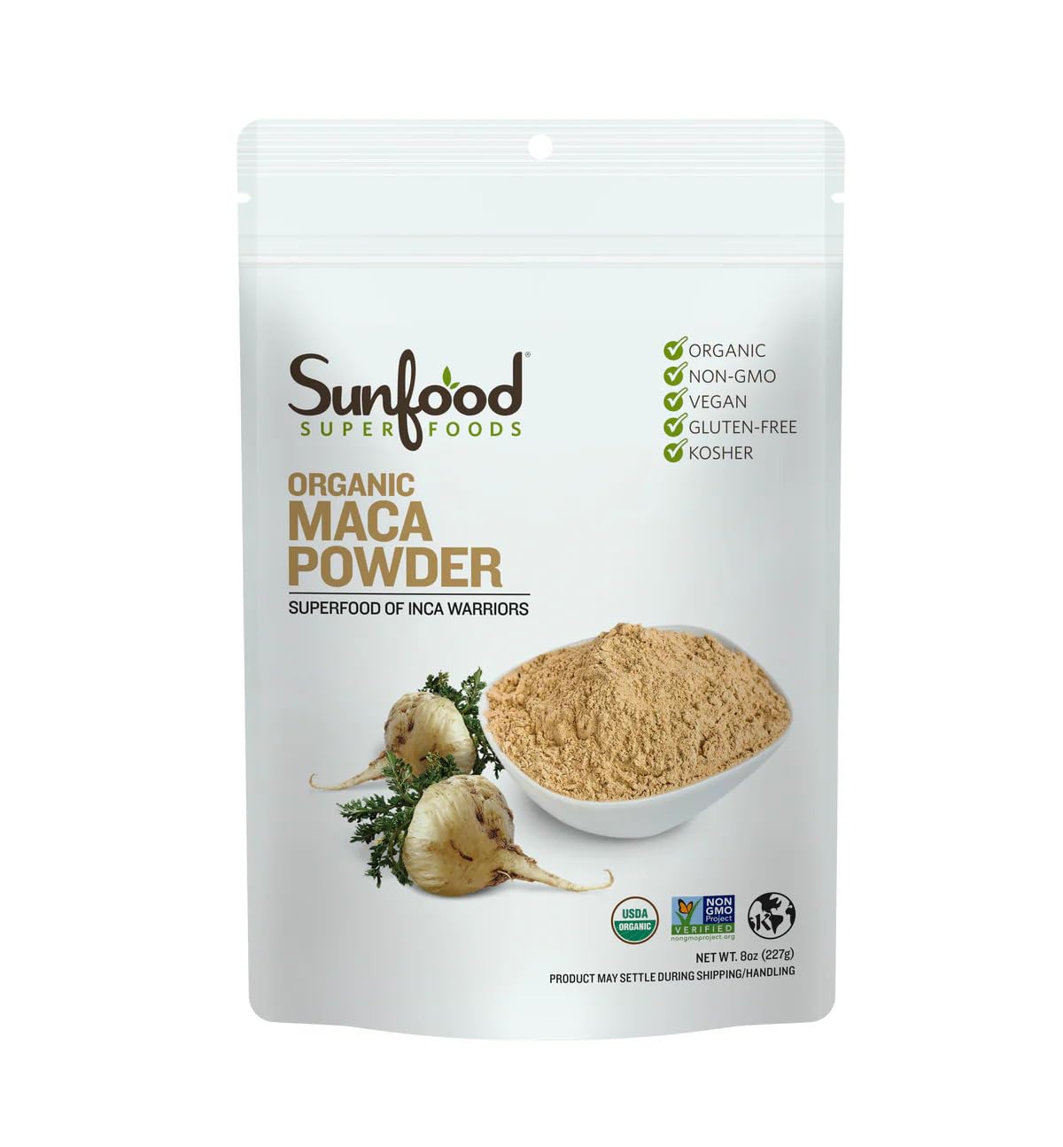 Sunfood Organic Maca Root Powder. Grown at Elevation in Peru. Worlds