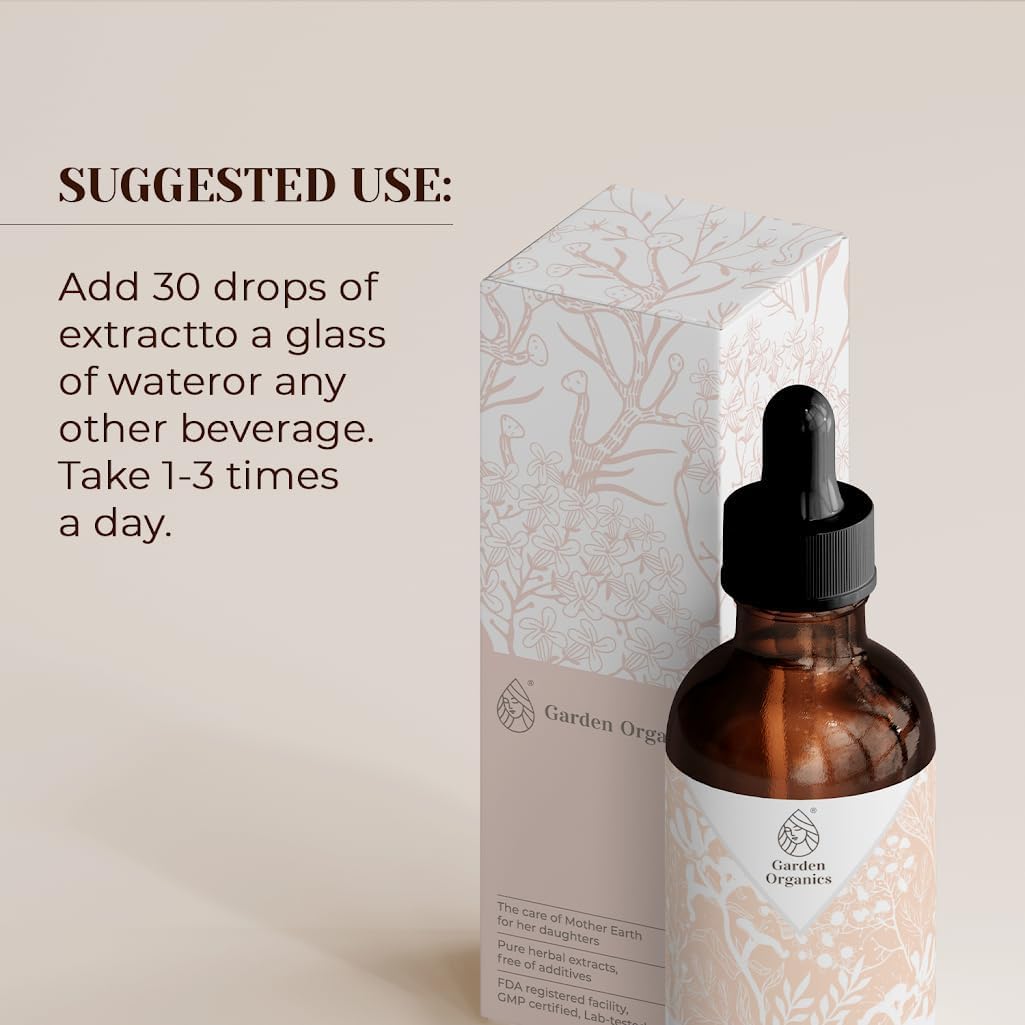 Garden Organics Bee Pollen Alcohol-Free Natural Tincture Extract