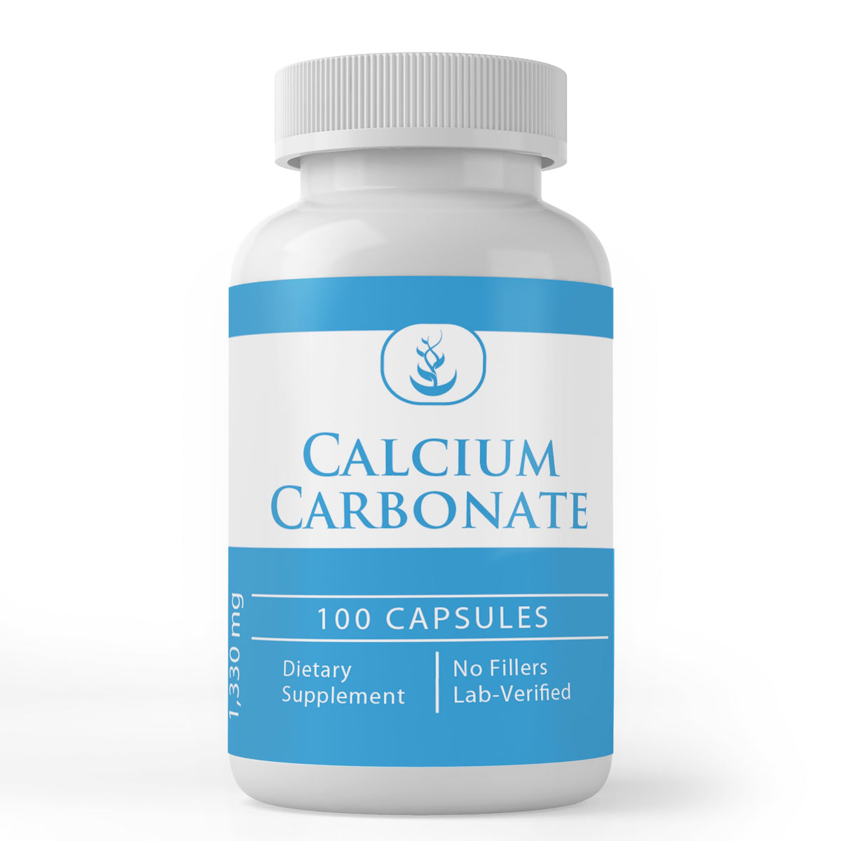 Pure Original Ingredients Calcium Carbonate - 100 Capsules