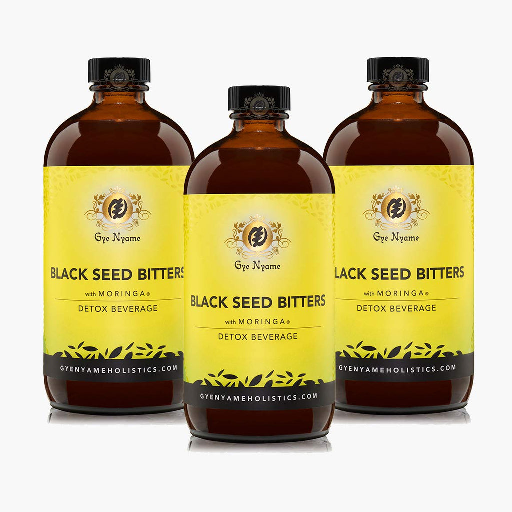 Gye Nyame Black Seed Bitters with Moringa Liquid - 3 x 16 fl oz - image 2