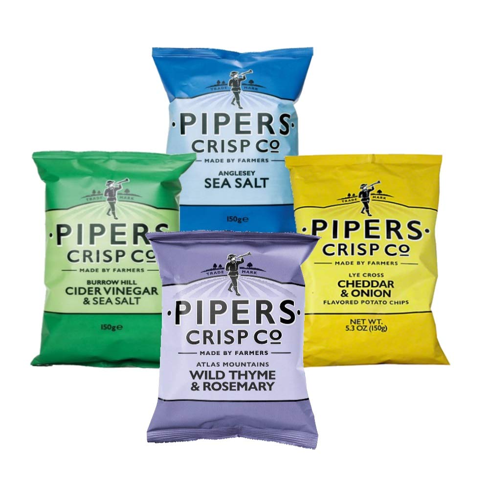 Pipers Crisps Assortment Pack - 4-Pack