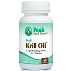 Peak Pure & Natural Krill Oil Omega 3 with EPA & DHA - 60 Softgels