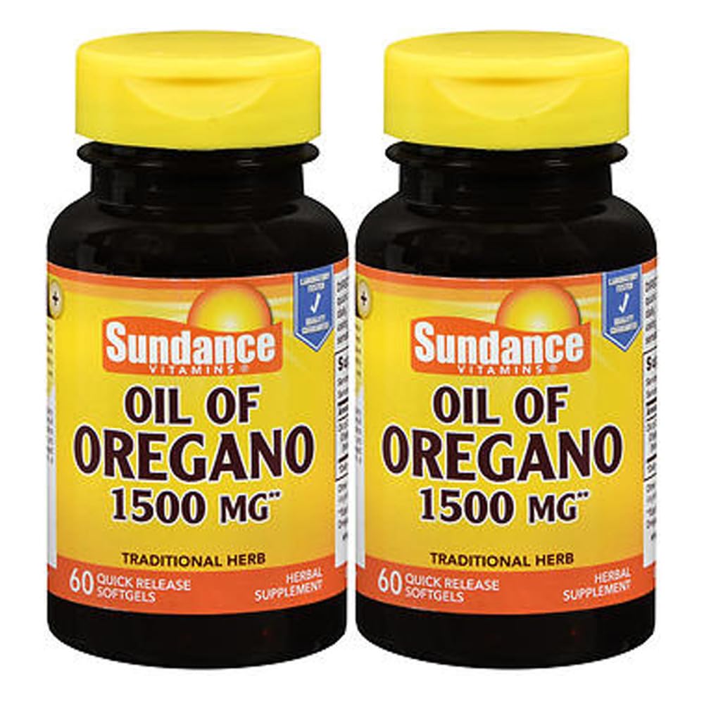 Sundance Vitamins Oil of Oregano 1500mg - 60 Capsules