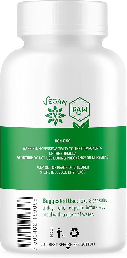 OS Organic Side Organic Wheatgrass Capsules - 120 Count - image 3
