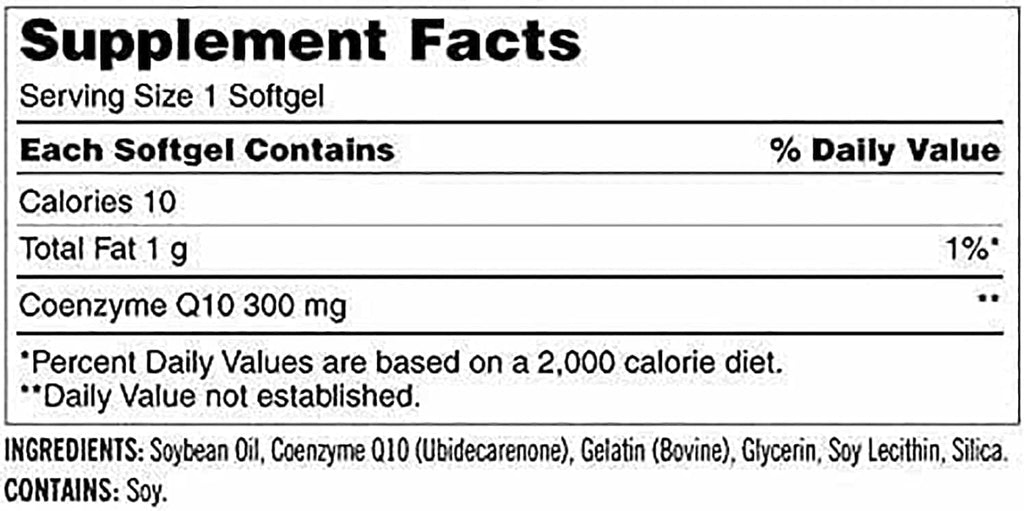 Kirkland Signature CoQ10 300mg - 100 Softgels - image 2